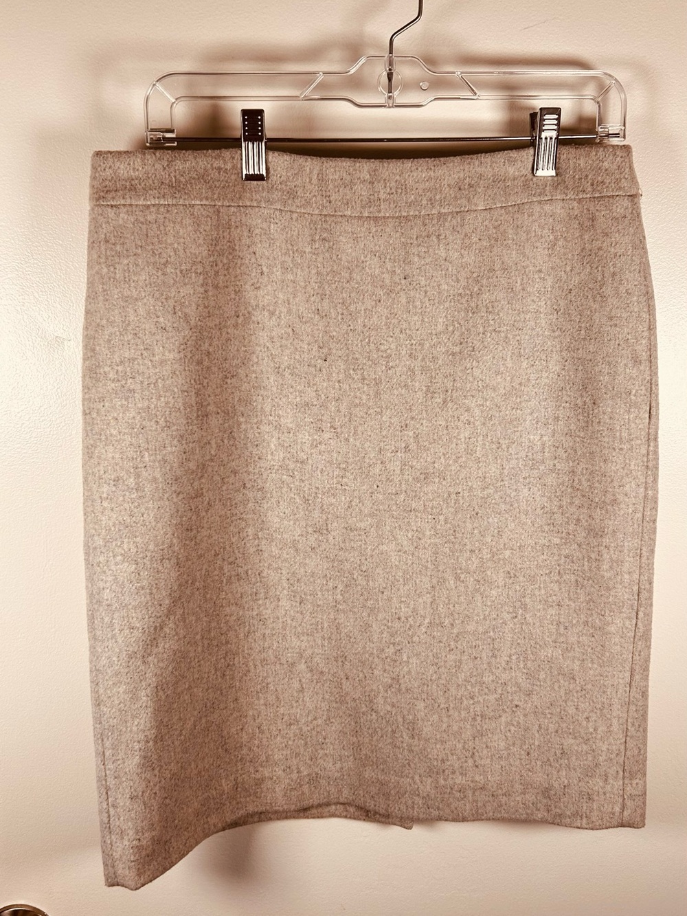 J. Crew Mercantile Heather Gray Wool Pencil Skirt SZ 6 NWOT